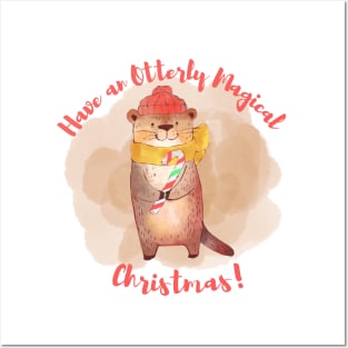 Have An Otterly Magical Christmas Posters and Art